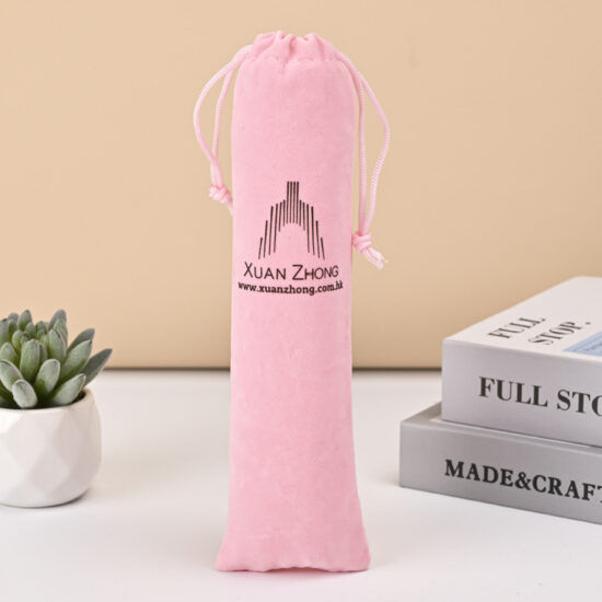 Velvet drawstring pouch for jewelry, cup, and gift packaging