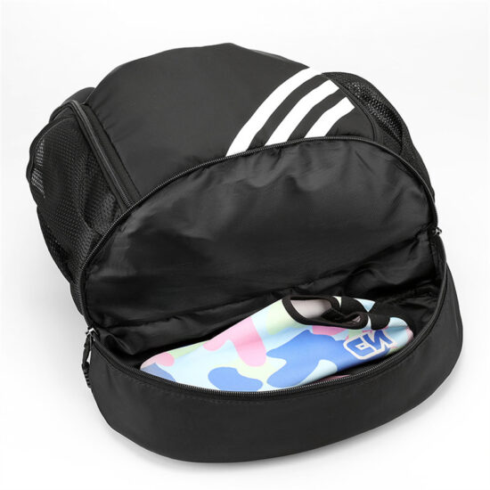 Wet-dry separation drawstring sports backpack for gym and travel