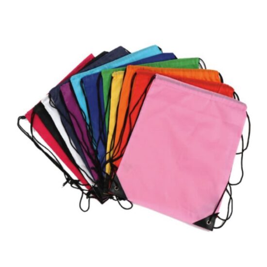 Full-Color Sublimation Polyester Drawstring Backpack