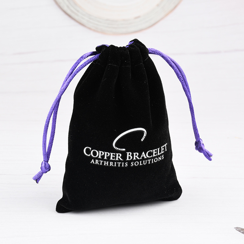 Dustproof velvet pouch for jewelry, perfume, and gift storage