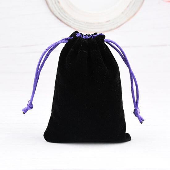  Dustproof velvet pouch for jewelry, perfume, and gift storage