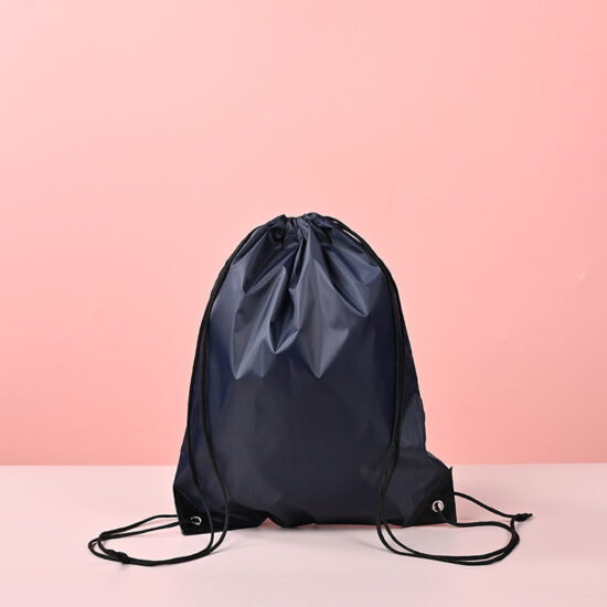  Waterproof Oxford polyester drawstring backpack for outdoor and sports use