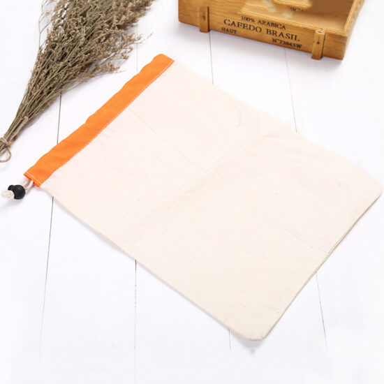 Custom Cotton Drawstring Bag for Gift and Shopping Use