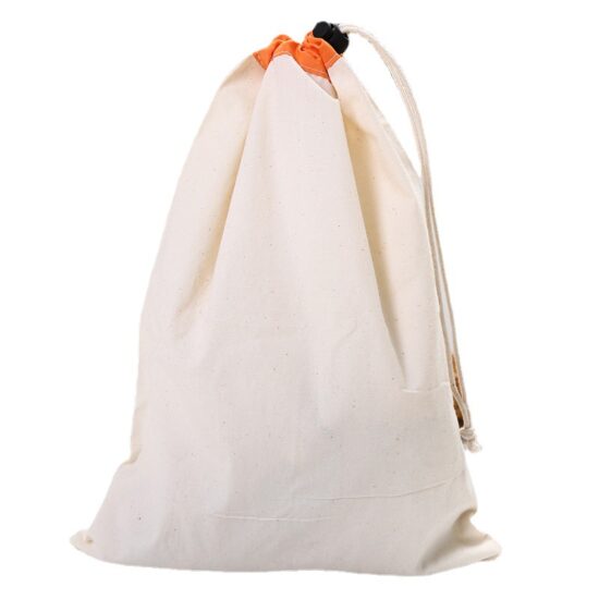 Custom Cotton Drawstring Bag for Gift and Shopping Use