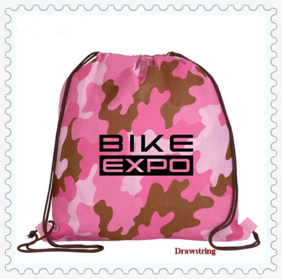  Heat Transfer Printed Polyester Drawstring Bag