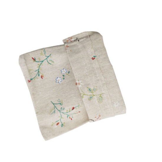 Printed Cotton Linen Drawstring Bags for Mosquito Repellent Sachets