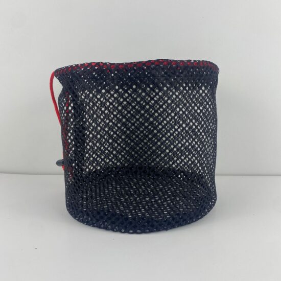 Breathable round-bottom mesh drawstring bag for outdoor gear and cookware storage