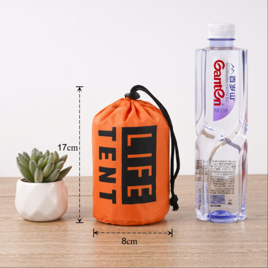 Waterproof Grid Polyester Drawstring Bag for Outdoor Use
